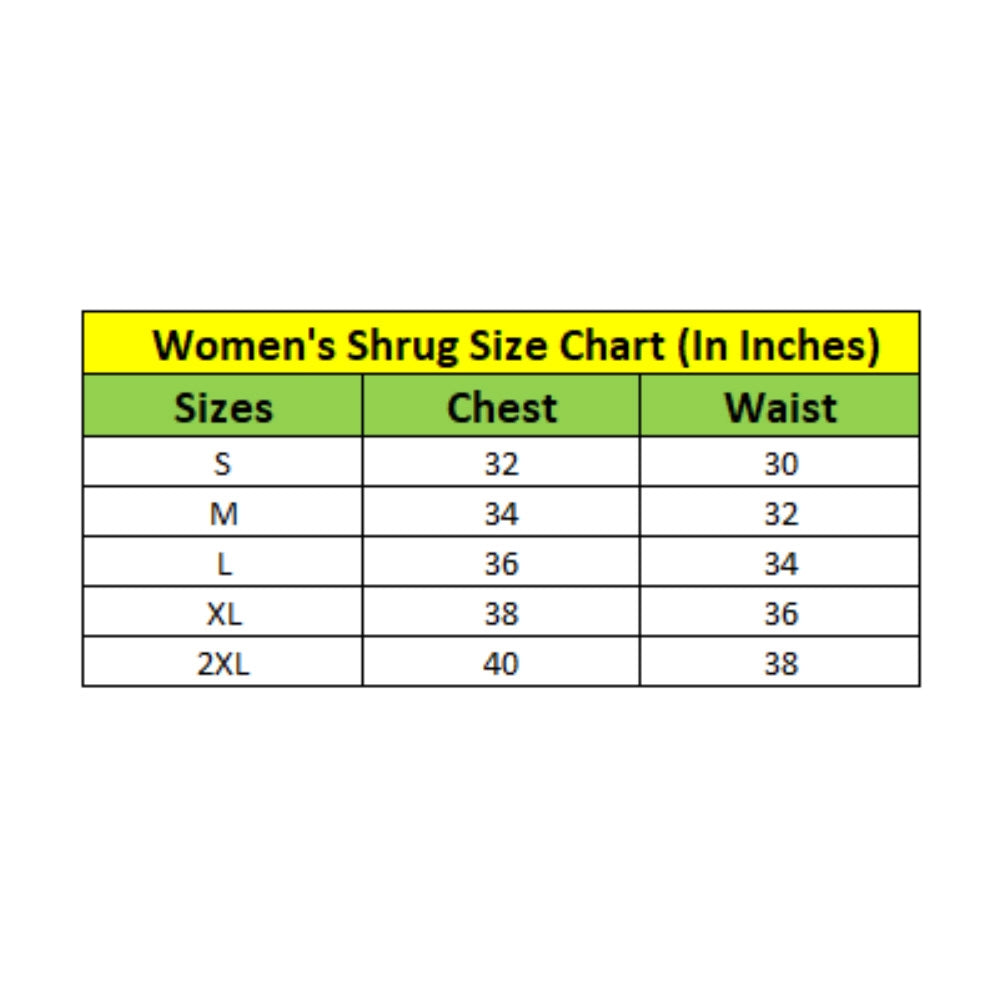 Generic Women's Denim Smocking 3-4th Sleeves Shrug (Blue)