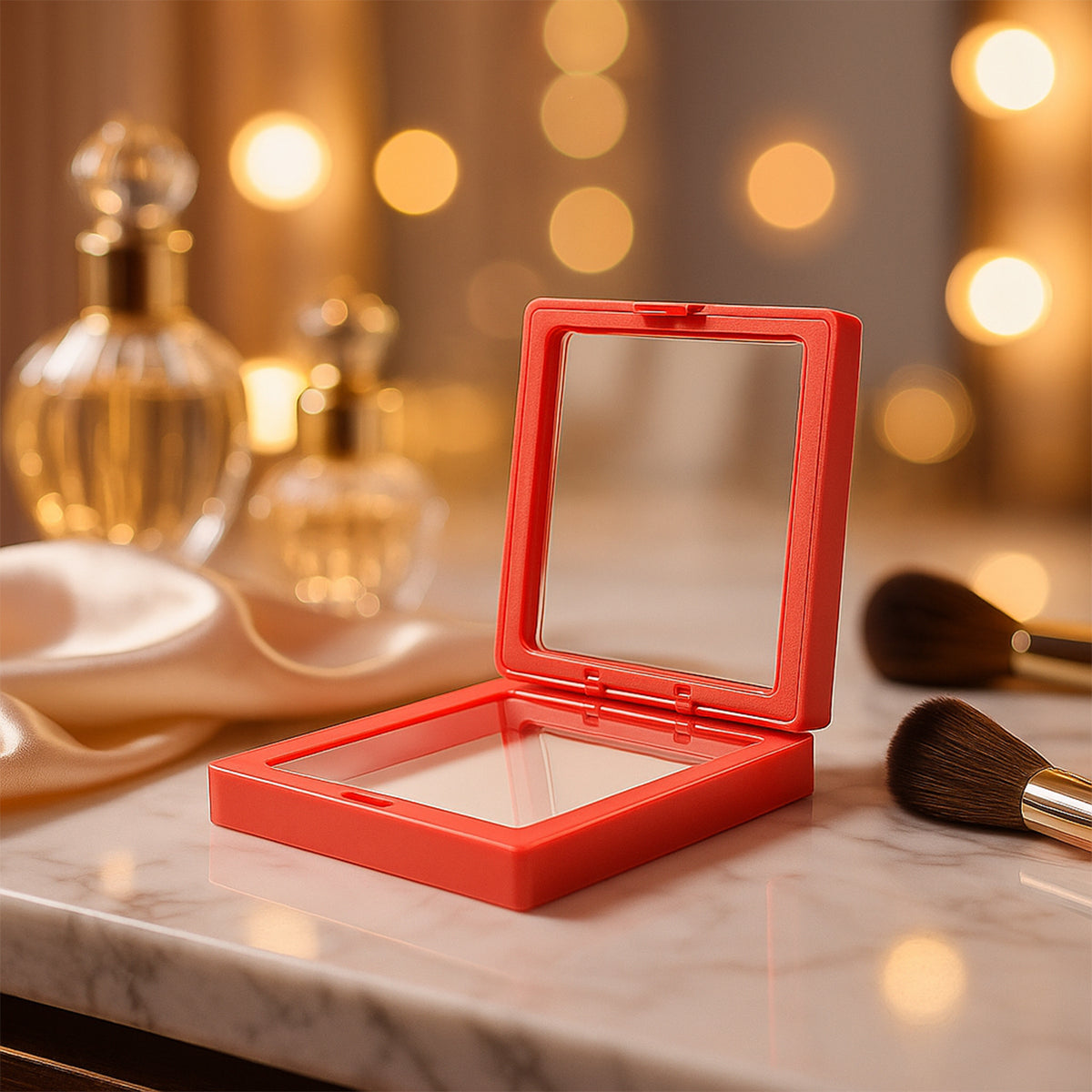 Transparent Jewellery Display Box (9x9 Cm  1 Pc)