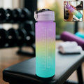 0325 Motivational Water Bottle With Straw  Time Marker Bpa-free Tritan Portable Gym Water Bottle Leakproof Reusable Special Design For Your Sports Activity Hiking Camping