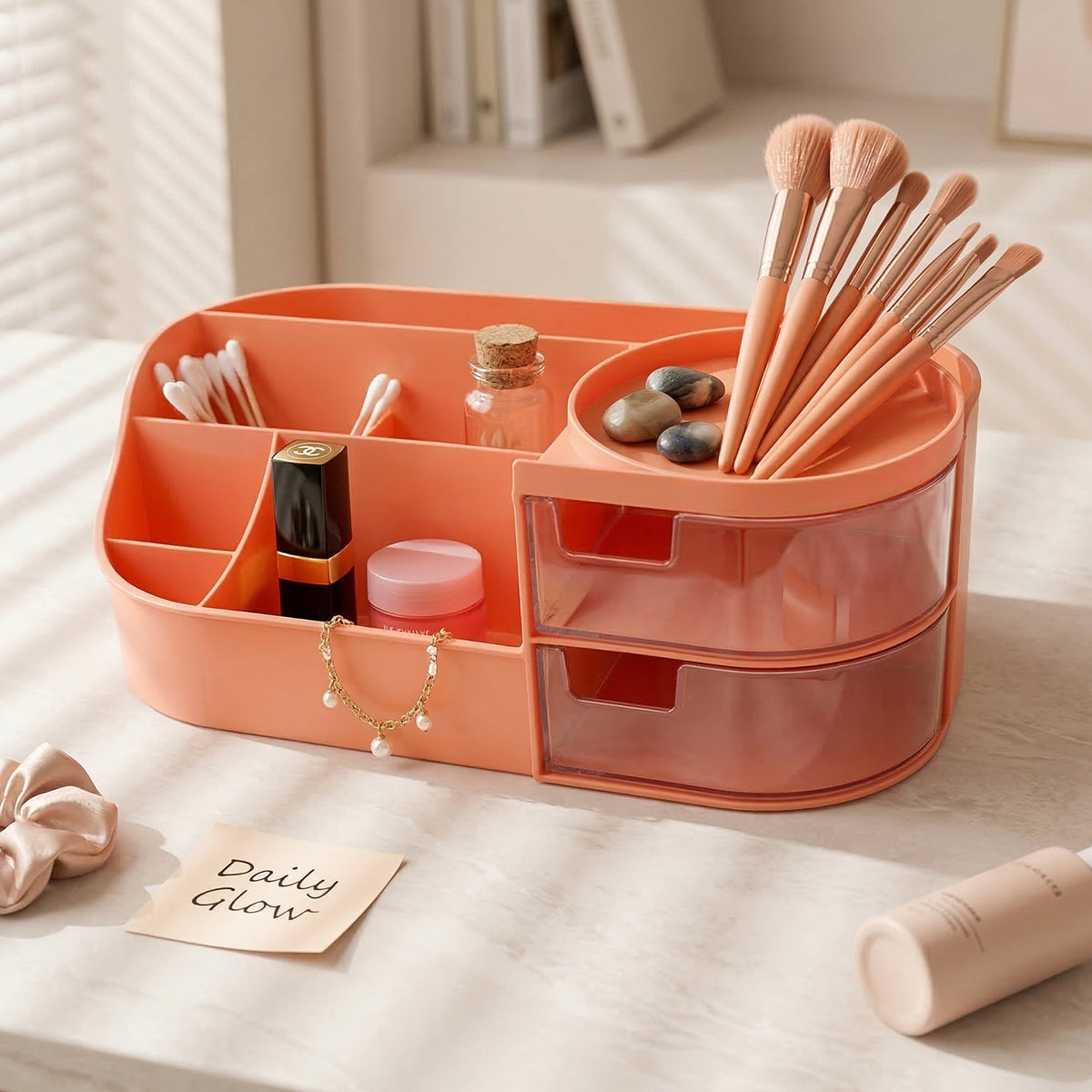 Multipurpose Makeup Organizer Storage Box (1 Pc)