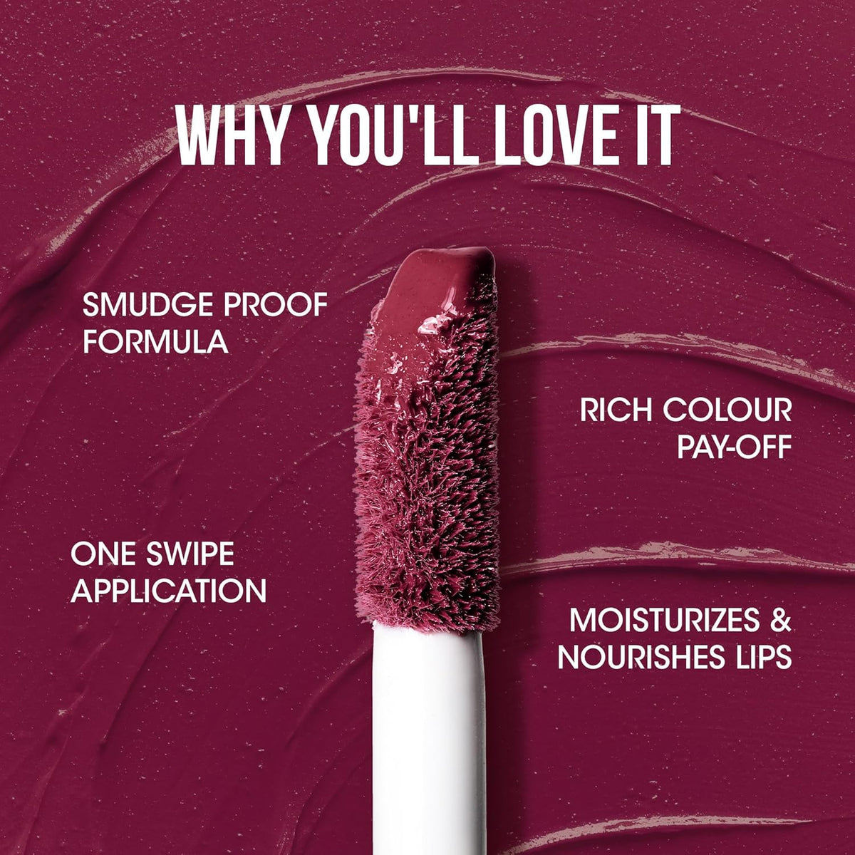 Og Beauty Vintage Wine Moisture Lock Liquid Lipstick (4.5 Ml  1 Pc)