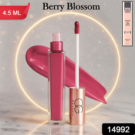 Og Beauty Berry Blossom Moisture Lock Liquid Lipstick (4.5 Ml  1 Pc)