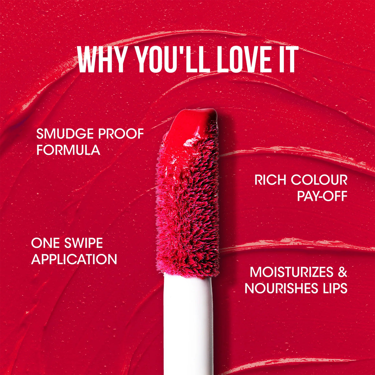 Og Beauty Red Rush Moisture Lock Liquid Lipstick (4.5 Ml  1 Pc)