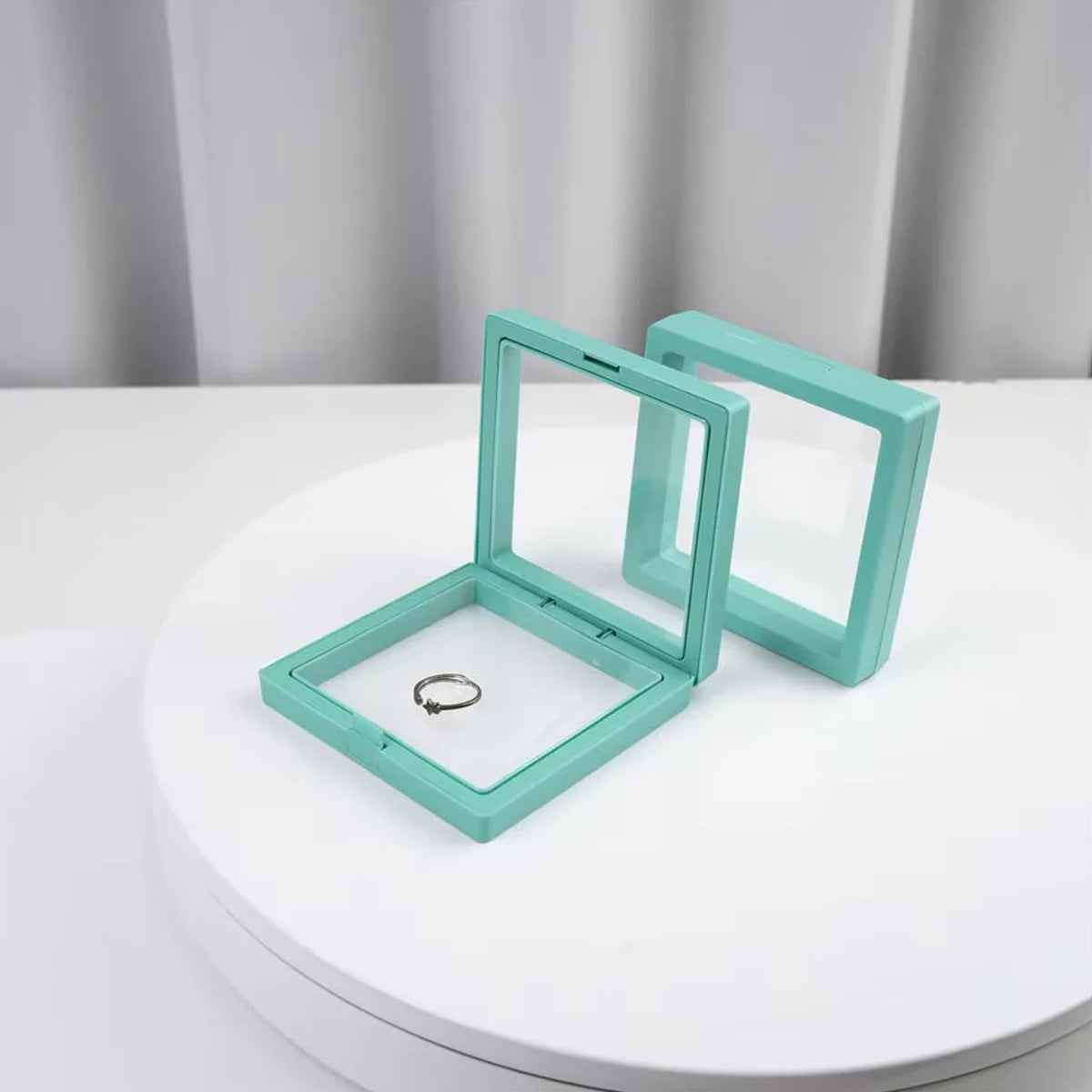 Transparent Jewellery Display Box (9x9 Cm  1 Pc)